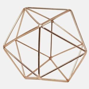 Oversized Geometric Rose Gold Home Decor